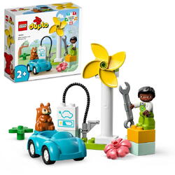 LEGO® DUPLO - Turbina eoliana si masina electrica 10985, 16 piese