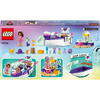 LEGO® Gabby's Dollhouse - Barca cu spa a lui Gabby si a Pisirenei 10786, 88 piese