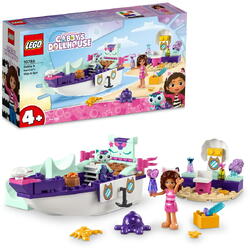 LEGO® Gabby's Dollhouse - Barca cu spa a lui Gabby si a Pisirenei 10786, 88 piese