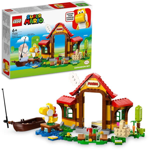 LEGO® Super Mario - Set de extindere - Picnic la casa lui Mario 71422, 259 piese