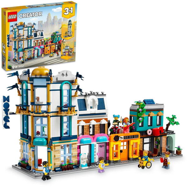LEGO® Creator 3 in 1 - Strada principala 31141, 1459 piese