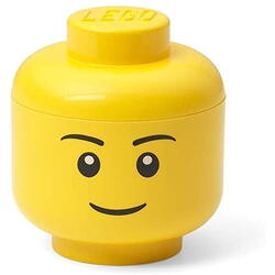 Cutie depozitare LEGO cap minifigurina Boy, mini