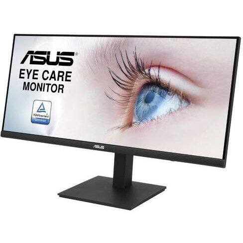 Monitor Gaming IPS LED Asus 34" VP349CGL, WQHD (3440 x 1440), HDMI, DisplayPort, AMD FreeSync, Boxe, 100 Hz, 1 ms, Negru