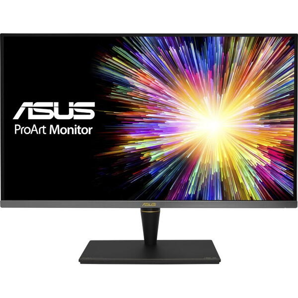 Monitor Grafica IPS LED Asus 32" PA32UCG-K, Ultra HD (3840 x 2160), HDMI, DisplayPort, Thunderbolt, AMD FreeSync, Pivot, Boxe, Negru