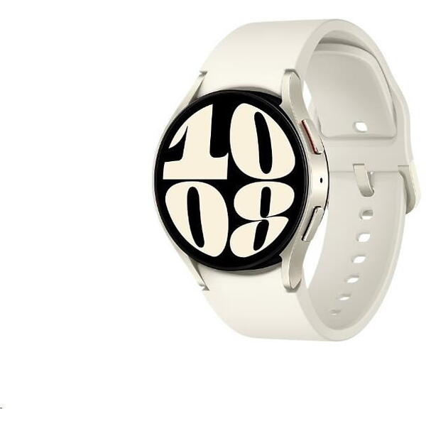 Smartwatch Samsung Watch 6 SM-R930, ecran AMOLED 1.31", 2GB RAM, 16GB Flash, Bluetooth 5.3, Carcasa Aluminiu, 40mm, Waterproof 5ATM, Bej
