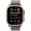 Apple Watch Ultra 2, GPS, Cellular, Carcasa Titanium 49mm, Green/Grey Trail Loop - S/M