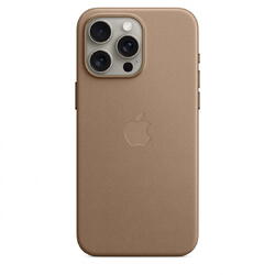 Husa telefon APPLE iPhone 15 Pro Max FineWoven Case cu MagSafe, Maro