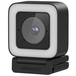 Camera Web Hikvision IDS-UL4P, USB-C, Negru/Alb