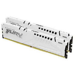 Memorii Kingston FURY Beast White 64GB(2x32GB) DDR5, 5600MT/s, CL40