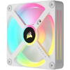Ventilator Corsair iCUE LINK QX120 RGB Magnetic Dome, Expansion Kit, 120 mm, Alb