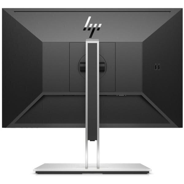 Monitor IPS LED HP 24" E24i G4, WUXGA (1920 x 1200), VGA, HDMI, DisplayPort, Pivot, Negru/Argintiu
