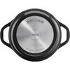 Oală cu capac TEFAL Round Air Cocotte E2554655, D24cm, V4.7L, Aluminiu turnat