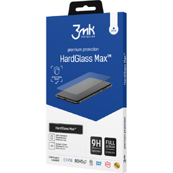 Folie de protectie Ecran 3MK FlexibleGlass Max pentru Apple iPhone 13 Pro / 13, Sticla Flexibila, Full Glue, Neagra