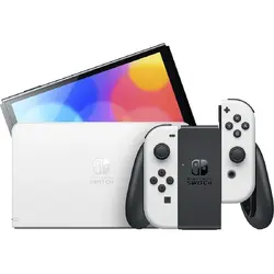 Consola Nintendo Switch OLED 64GB White, 7 inch, alb