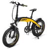 Bicicleta asistata electric Ducati Scrambler SCR-E20, baterie 10Ah, motor 250W, 7 viteze, viteza maxima 25Km, Negru/Galben