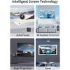 Xiaomi Proiector multimedia Wanbo TT, Focalizare automata, Full HD, 1080p, 650 lumeni, Bluetooth 5.1, Wi-Fi 2.4GHz 5GHz, Android 9.0, Negru