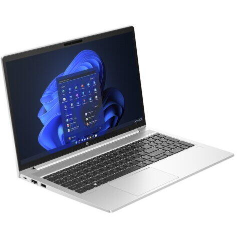 Laptop HP 455 G10, AMD Ryzen 7 7730U, 15.6 inch FHD, 8GB RAM, 512GB SSD, Free DOS, Argintiu