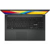 Laptop Asus Vivobook Go 15 E1504FA, AMD Ryzen 5 7520U, 15.6 inch FHD, 8GB RAM, 512GB SSD, Free DOS, Negru