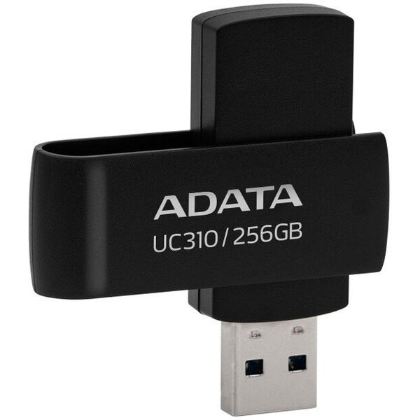 Memorie USB Adata ECO 256GB, USB 3.2 Gen1, Negru