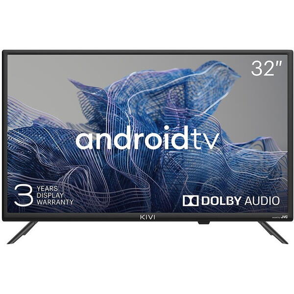 Televizor Android Smart KIVI 32H740NB, 80 cm, LED, HD, negru