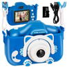 Aparat foto digital Kruzzel pentru copii Kitty 2 inch 3MP card 16GB MY18070 Albastru