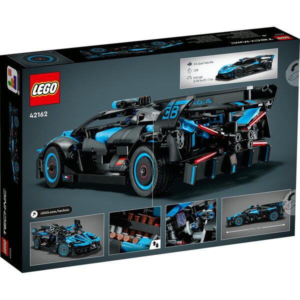 LEGO® Lego Technic - Bugatti Bolide Agile Blue 42162, 905 piese