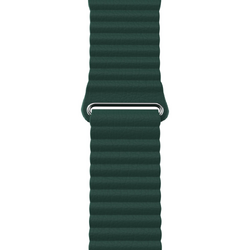 Curea Next One, Leather Loop pentru Apple Watch 42/44/45mm, Leaf Green