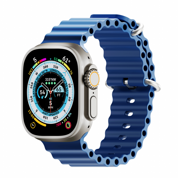 NextOne Curea Next One, H2O Band pentru Apple Watch 45/49mm, Midnight Blue