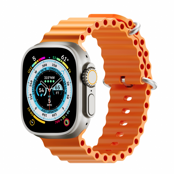 NextOne Curea Next One, H2O Band pentru Apple Watch 45/49mm, Orange