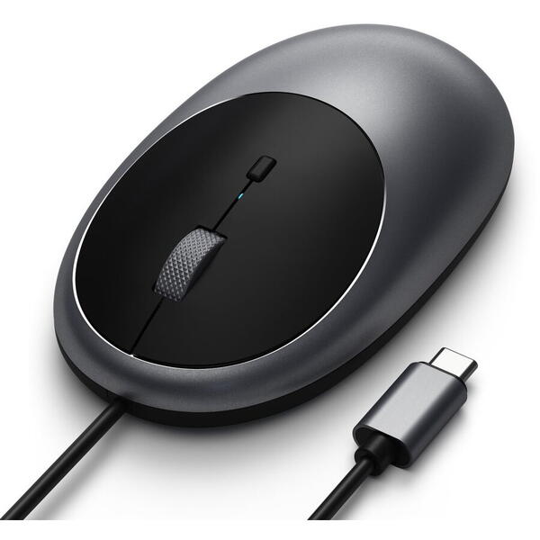 Mouse optic Satechi C1 USB-C, Gri