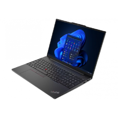 Notebook Lenovo ThinkPad E16 Gen 1, Intel Core i5-1335U, 16" WUXGA, RAM 8GB, SSD 512GB, Intel Iris Xe Graphics, Fara OS