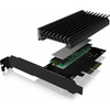 ICY BOX Adaptor PCI-Express Raidsonic IcyBox IB-PCI224M2-ARGB pentru SSD M.2 NVMe