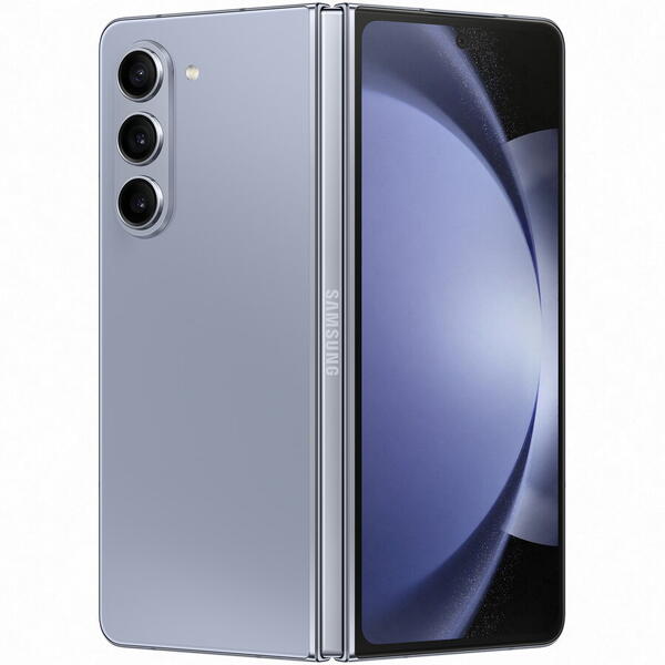 Telefon mobil Samsung Galaxy Z Fold5, Dual Sim, 12GB RAM, 1TB, 5G, Icy Blue