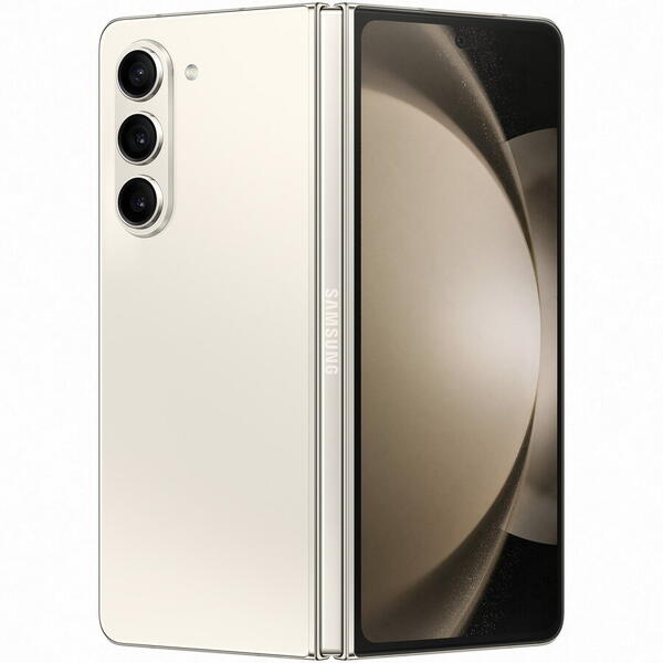 Telefon mobil Samsung Galaxy Z Fold5, Dual Sim, 12GB RAM, 1TB, 5G, Cream