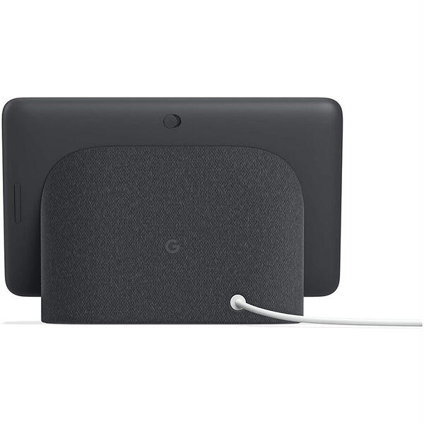 Boxa inteligenta Google Nest Hub Max, HD touchscreen 10", Camera wide 6.5 MP, Difuzoare stereo, Wi-Fi, Negru