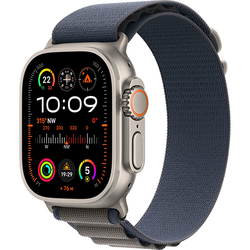 Apple Watch Ultra 2, GPS, Cellular, Carcasa Titanium 49mm, Blue Alpine Loop - Small