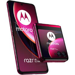 Telefon mobil Motorola razr 40 ultra, Dual SIM, 8GB RAM, 256GB, 5G, Viva Magenta