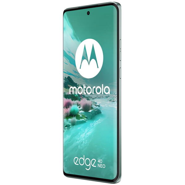 Telefon mobil Motorola Edge 40 Neo, Dual SIM, 256GB, 12GB RAM, 5G, Soothing Sea