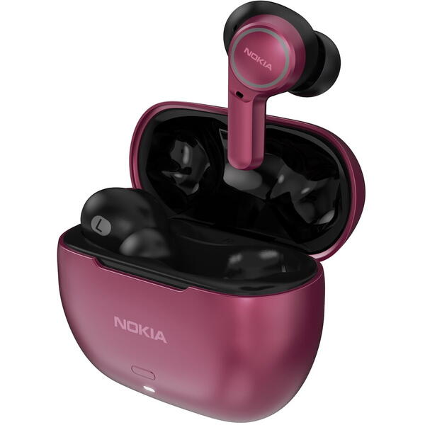Casti Bluetooth Nokia Clarity Earbuds 2 Plus, TWS-842W, Roz