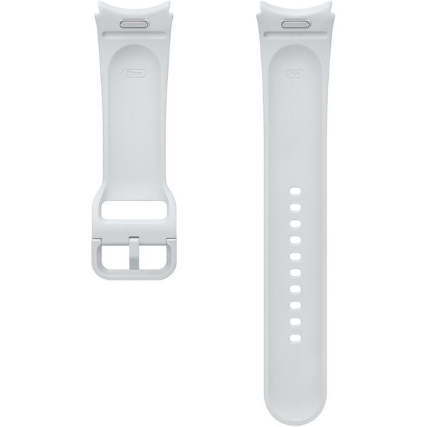 Curea smartwatch Samsung Sport Band pentru Galaxy Watch6, (M/L),  Argintiu