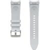 Bratara Hybrid Eco-Leather Band (Small/Medium) pentru SAMSUNG Galaxy Watch6 Classic, ET-SHR95SSEGEU,  Argintiu