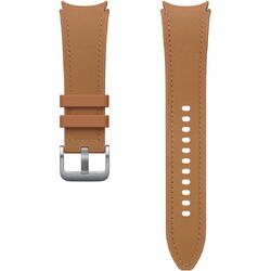 Curea smartwatch Samsung Hybrid Eco-Leather Band pentru Galaxy Watch6, (M/L), Camel