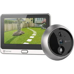 Sonerie video Smart DP2C 2K, indoor, display 4.3&quot;, Wi-Fi Camera, 1080P, 4600 mAh, Smart IR, Alb
