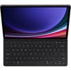 Husa cu tastatura Book Cover Keyboard Slim pentru SAMSUNG Galaxy Tab S9+, EF-DX810UBEGWW, Negru