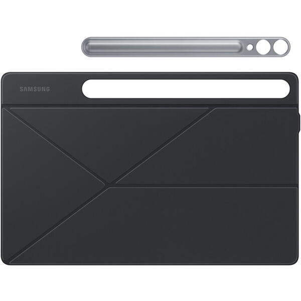 Husa de protectie Samsung Smart Book Cover pentru Galaxy Tab S9+, Negru