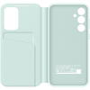 Husa de protectie Samsung Flip S-View Wallet Cover pentru Galaxy S23 FE, Verde Mint