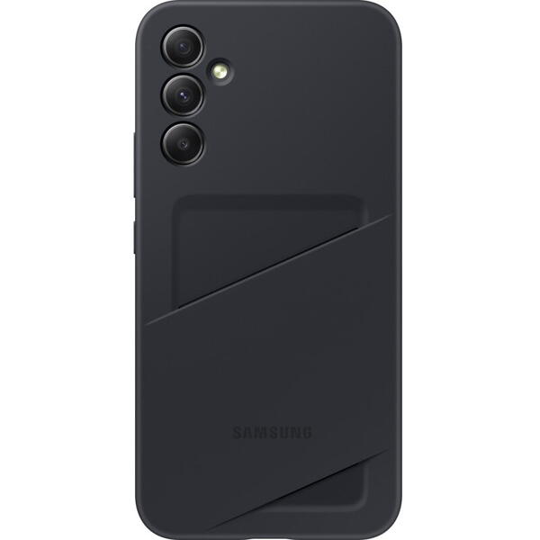 Husa de protectie Samsung Card Slot Case pentru Galaxy A34, Negru
