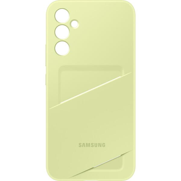 Husa de protectie Samsung Card Slot Case pentru Galaxy A34, Lime