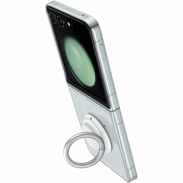 Husa de protectie Samsung Clear Gadget Case pentru Galaxy Flip5, Transparent
