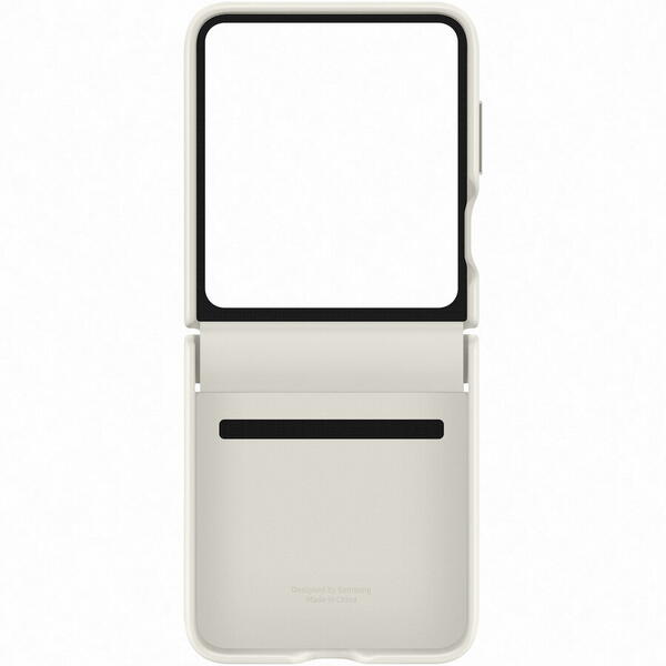 Husa de protectie Samsung Flap Husa de protectie Samsung Eco-leather Case pentru Galaxy Flip5, Cream